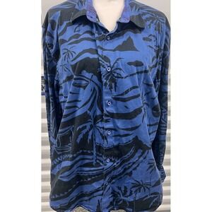 Robert Graham THE SEVEN SEAS Tribal Embroidered $298 3XL Classic Fit